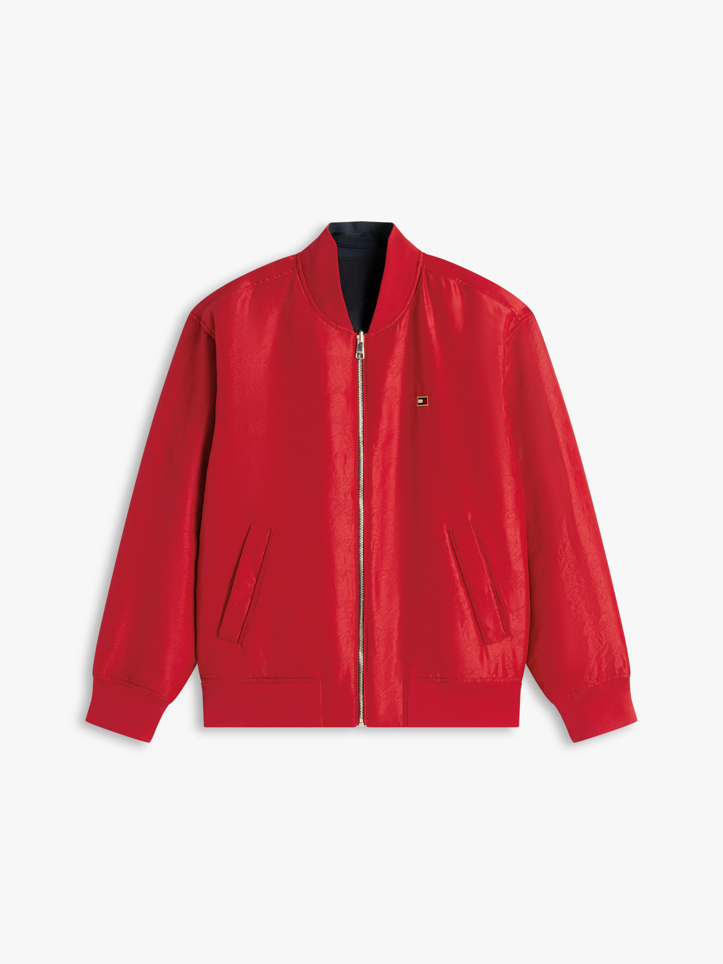 Lightweight Padded Reversible Bomber Jacket | red | Tommy Hilfiger