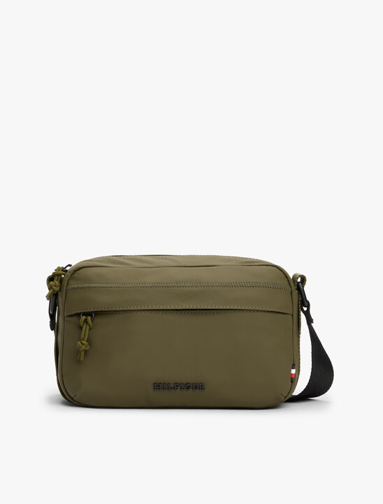 Textured Logo Reporter Bag