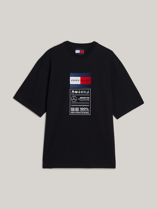 Tommy x Mercedes F1 x CR Care Label Logo T-Shirt