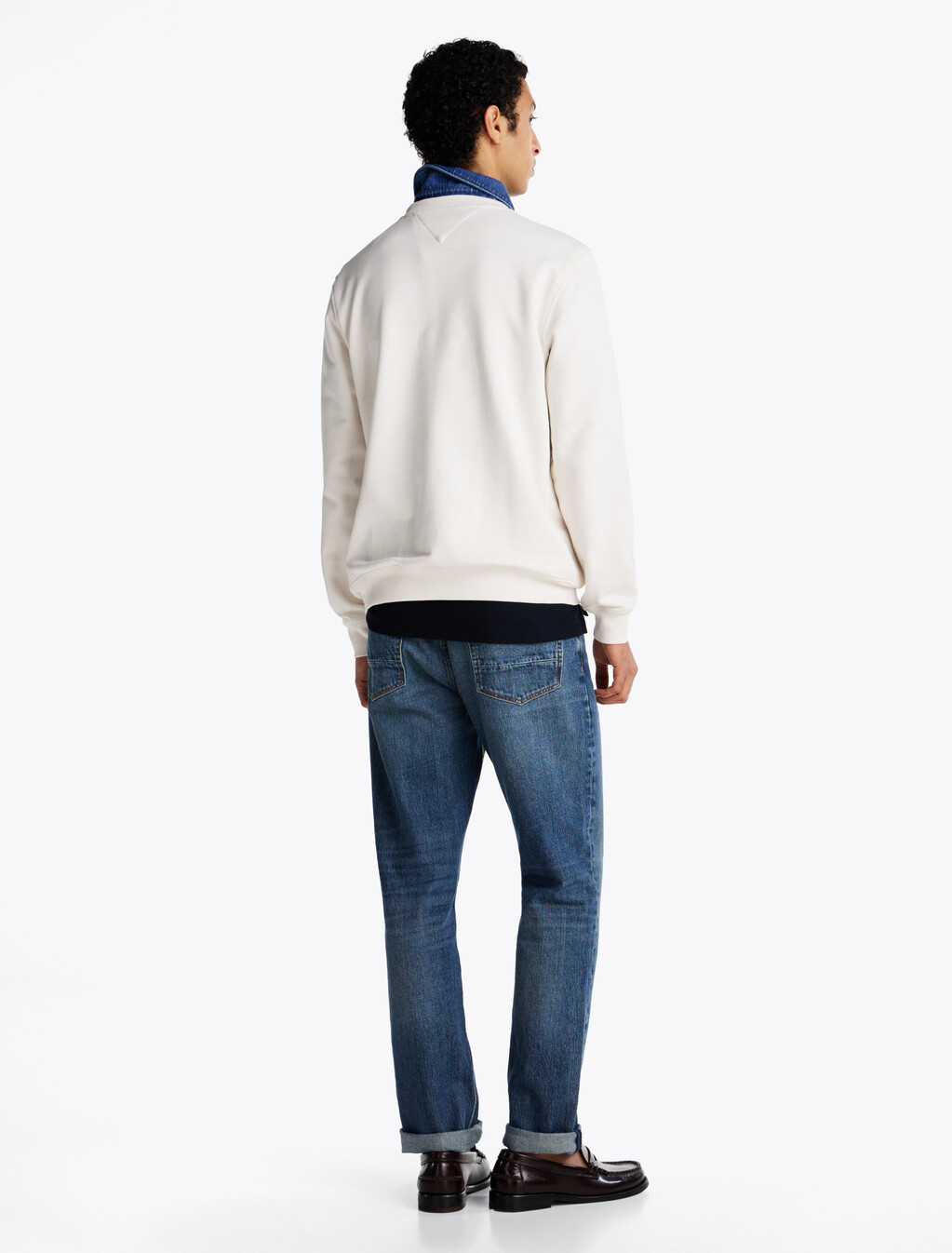 Hilfiger Flags Sweatshirt, Ivory Petal, hi-res