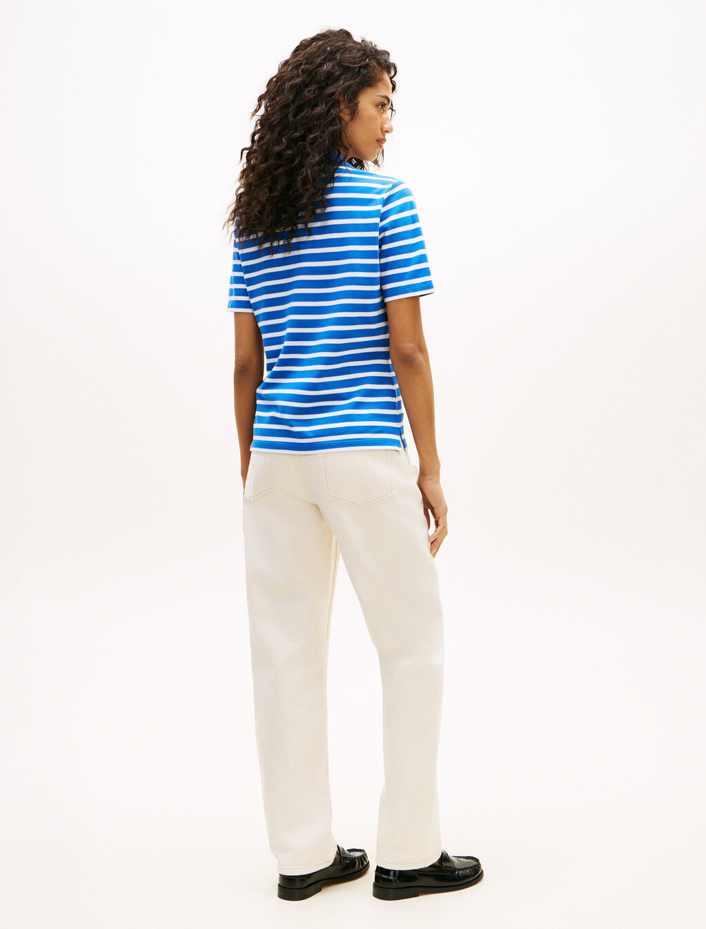 1985 Collection Flag Embroidery Regular Polo, Breton Stp Blue Orbit / Ecru, hi-res