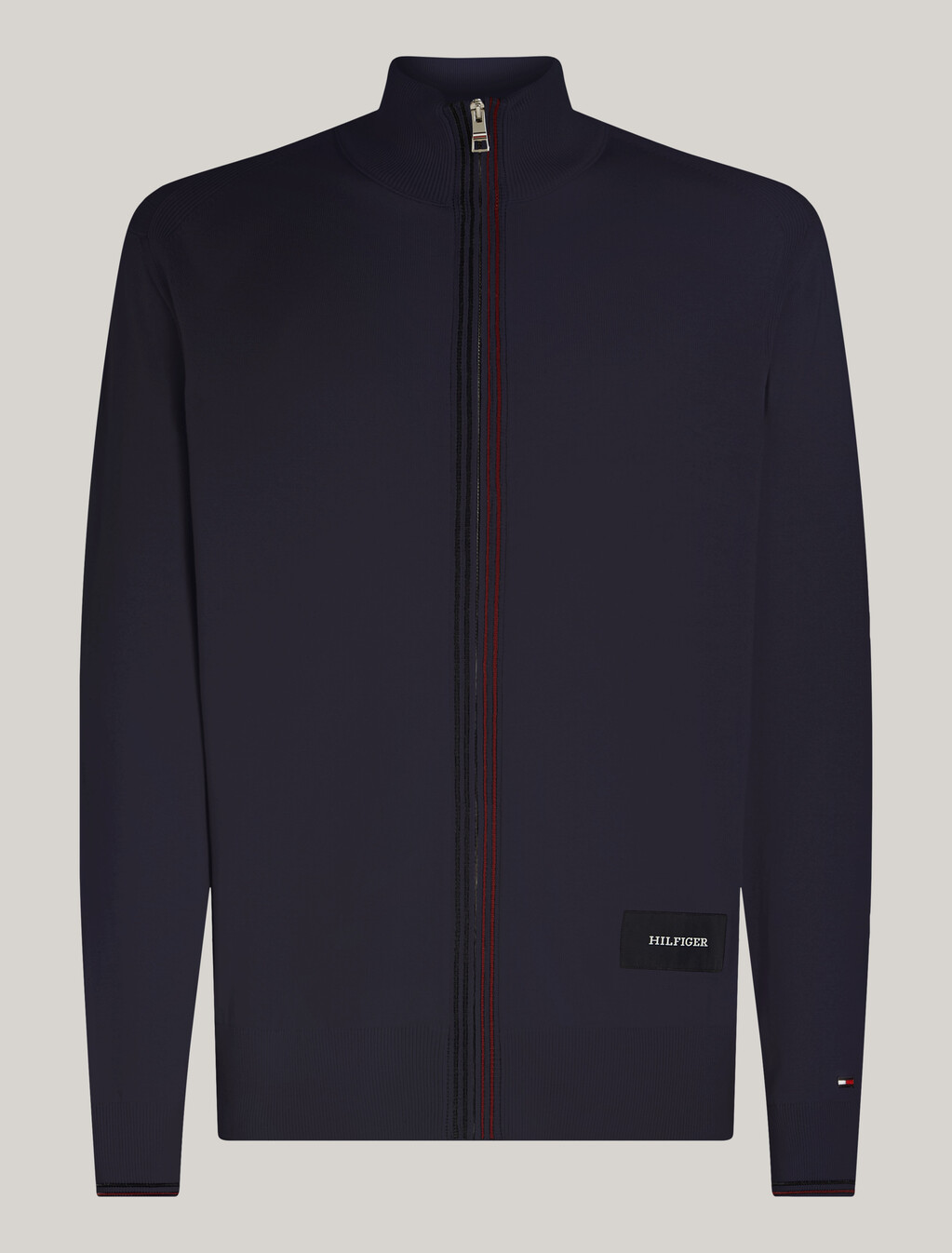 Tipped Zip Thru Jacket, Desert Sky, hi-res