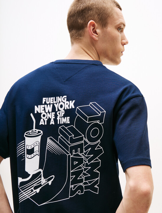 Relaxed Skater Back Graphic T-Shirt