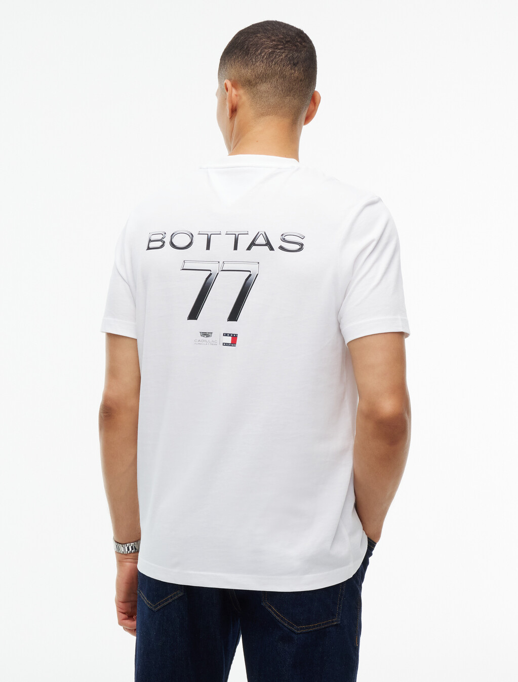 TH x Cadillac Formula 1&reg; Team T-Shirt, White, hi-res