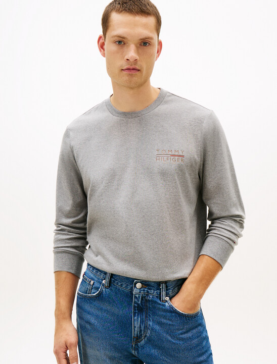 Icon Logo Embroidery Long Sleeve T-Shirt