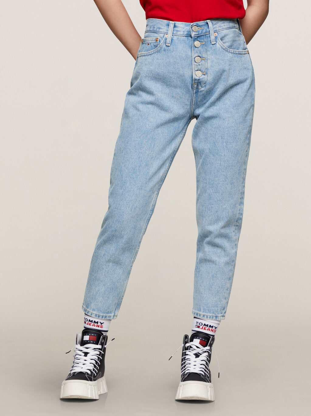 High Rise Slim Ankle Jeans, Denim Light, hi-res