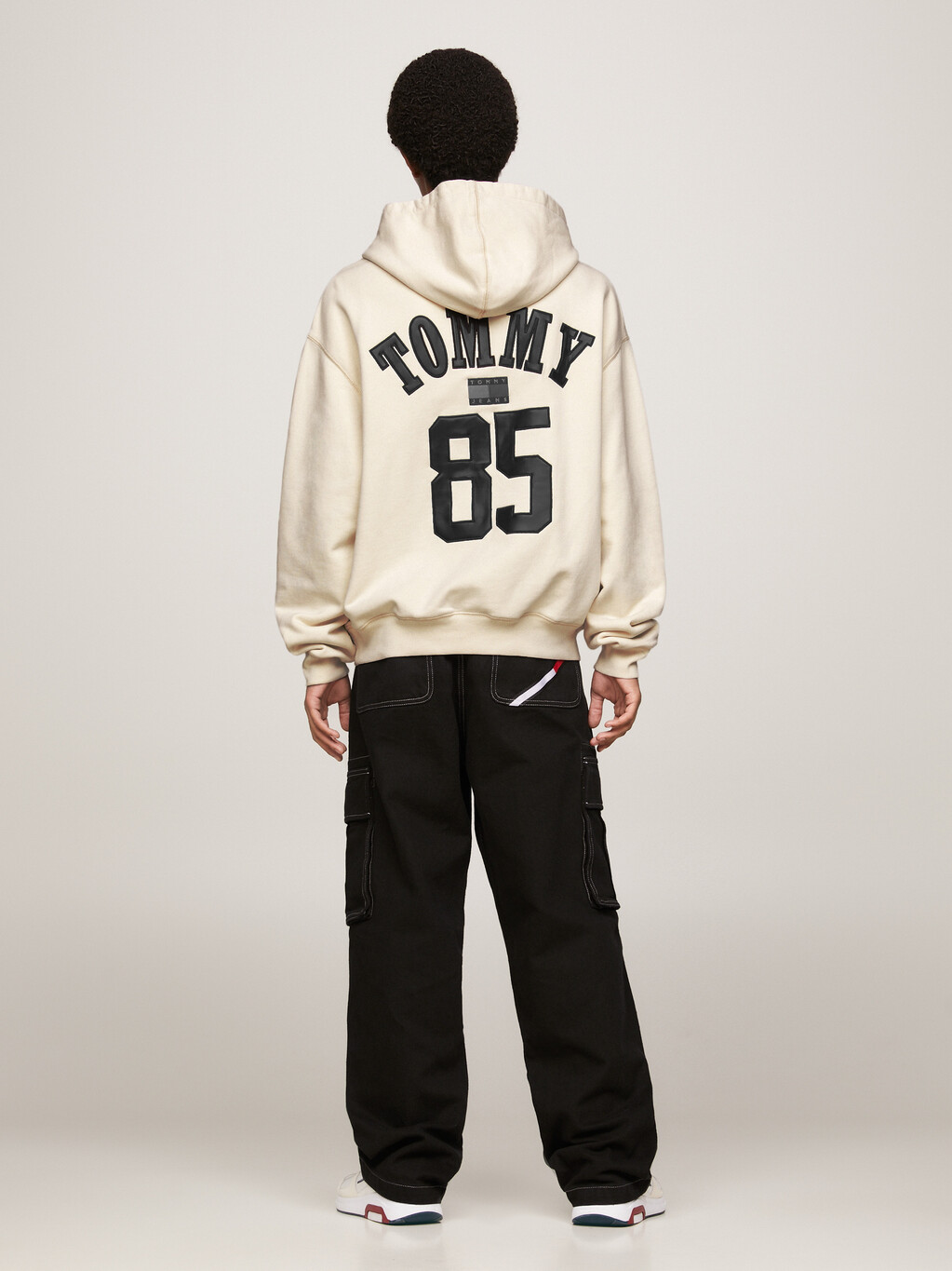 Tommy Remastered Dual Gender 1985 Collection Hoody, Antique Ivory, hi-res