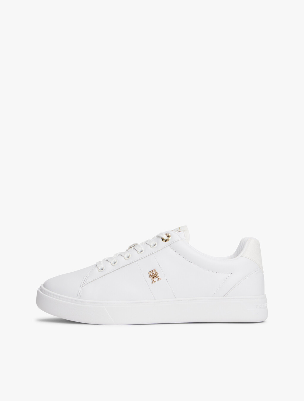 Essential Elevated Court Sneaker, White, hi-res