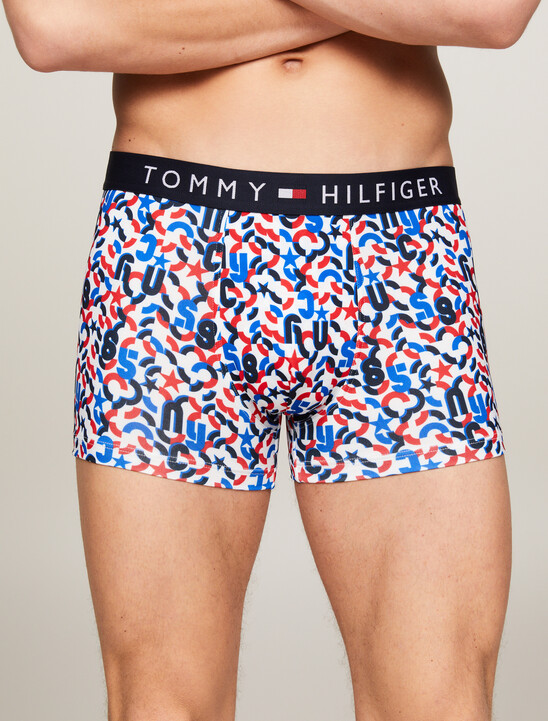 Th Original Print Logo Waistband Trunks, Nyc Conversational Th Original Print Logo Waistband Trunks
