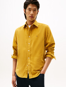 Asia Fit Solid Corduroy Shirt, Countryside Yellow Cord, hi-res