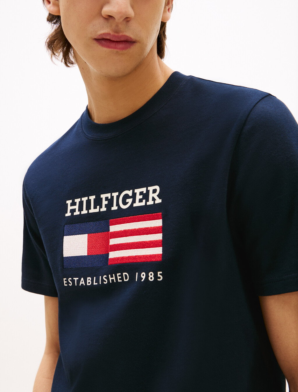 Americana Monotype Flag Box T-Shirt, Desert Sky, hi-res