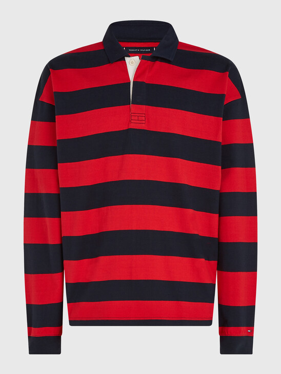 BLOCK STRIPE ARCHIVE FIT RUGBY SHIRT