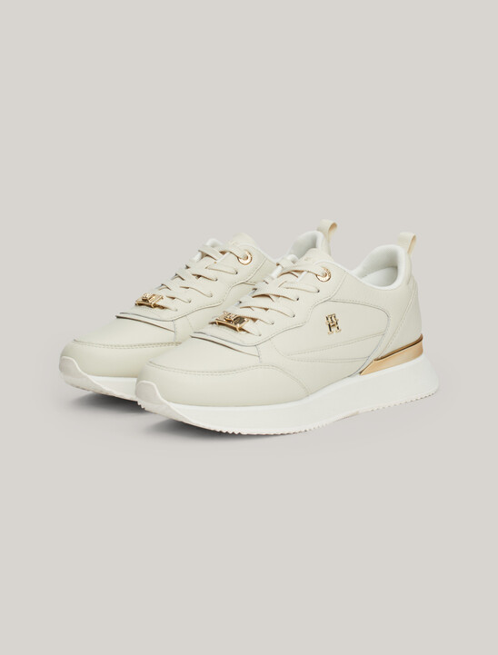 Leather TH Monogram Runner Trainers