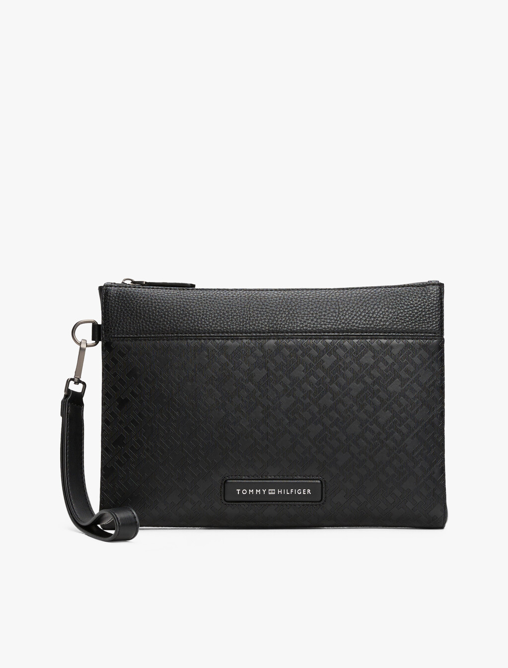 Monogram Pouch, Black, hi-res