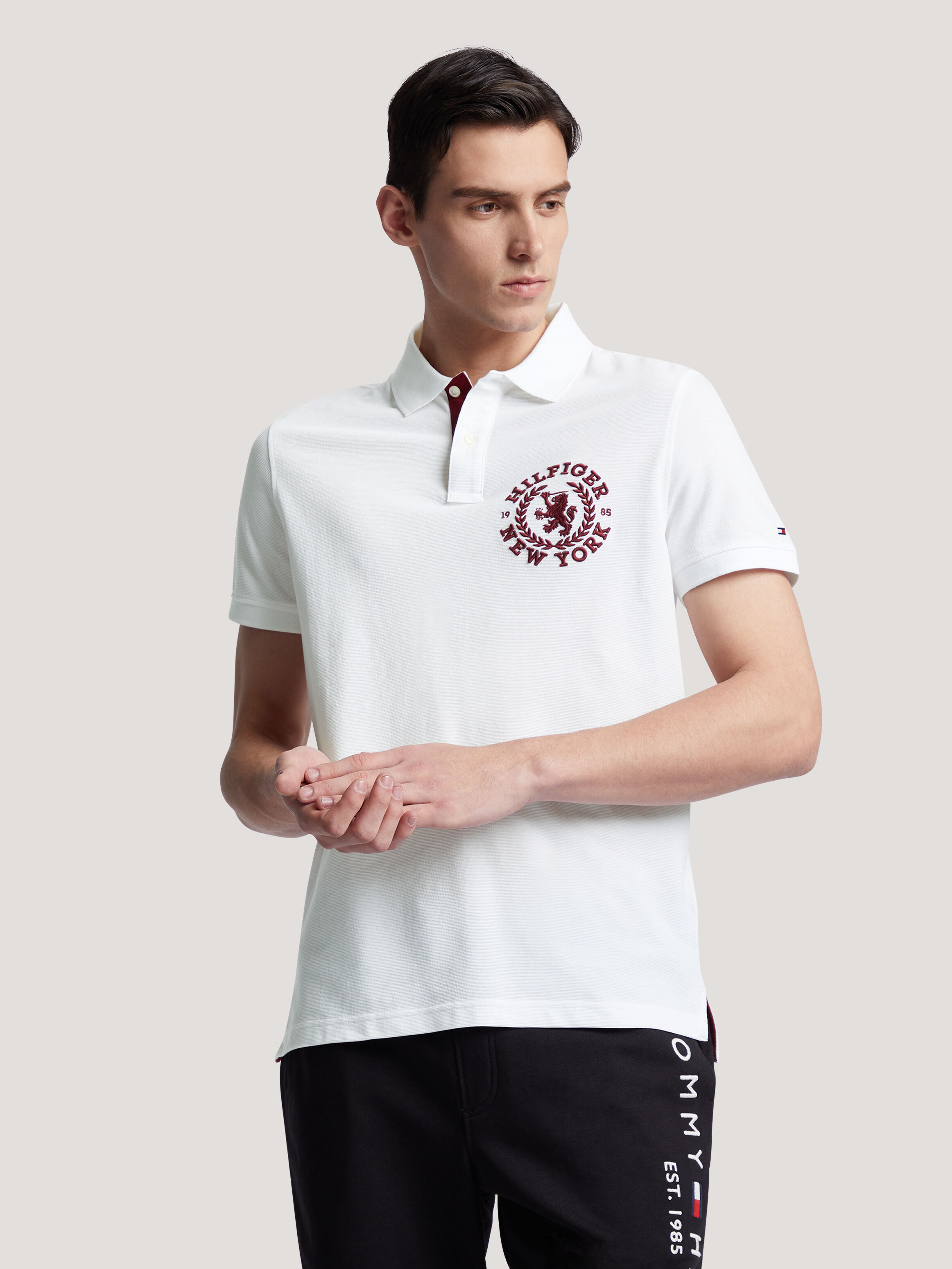 Tommy hilfiger crest polo sale