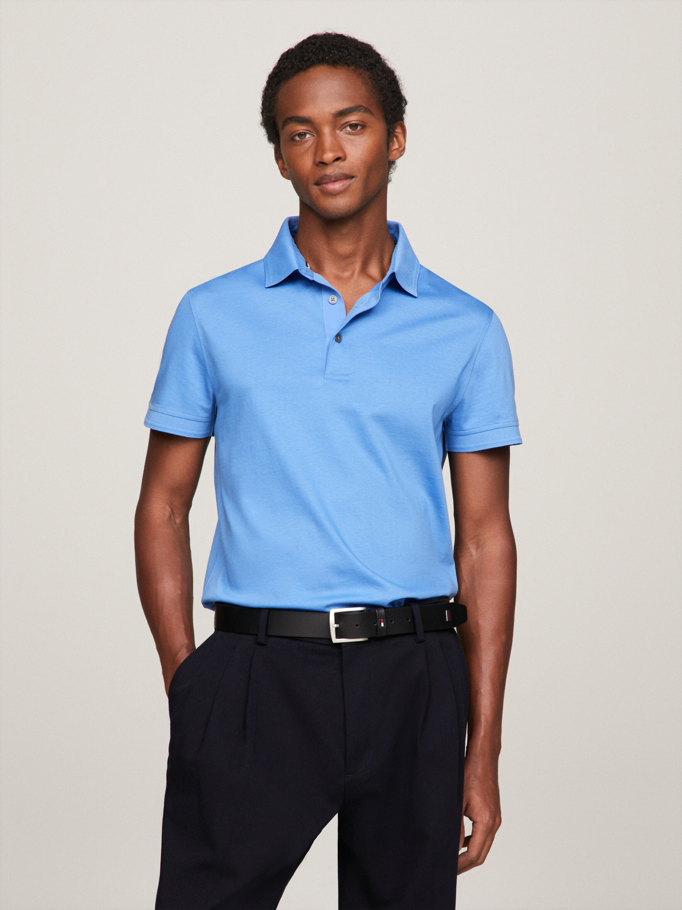 Polo blue dress shirt new arrivals