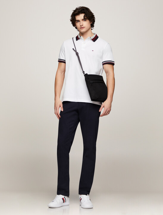 Stripe Collar Polo