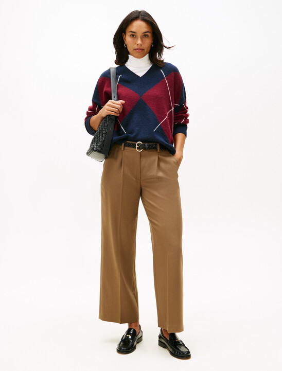 Timeless Wool Wide Leg Pant