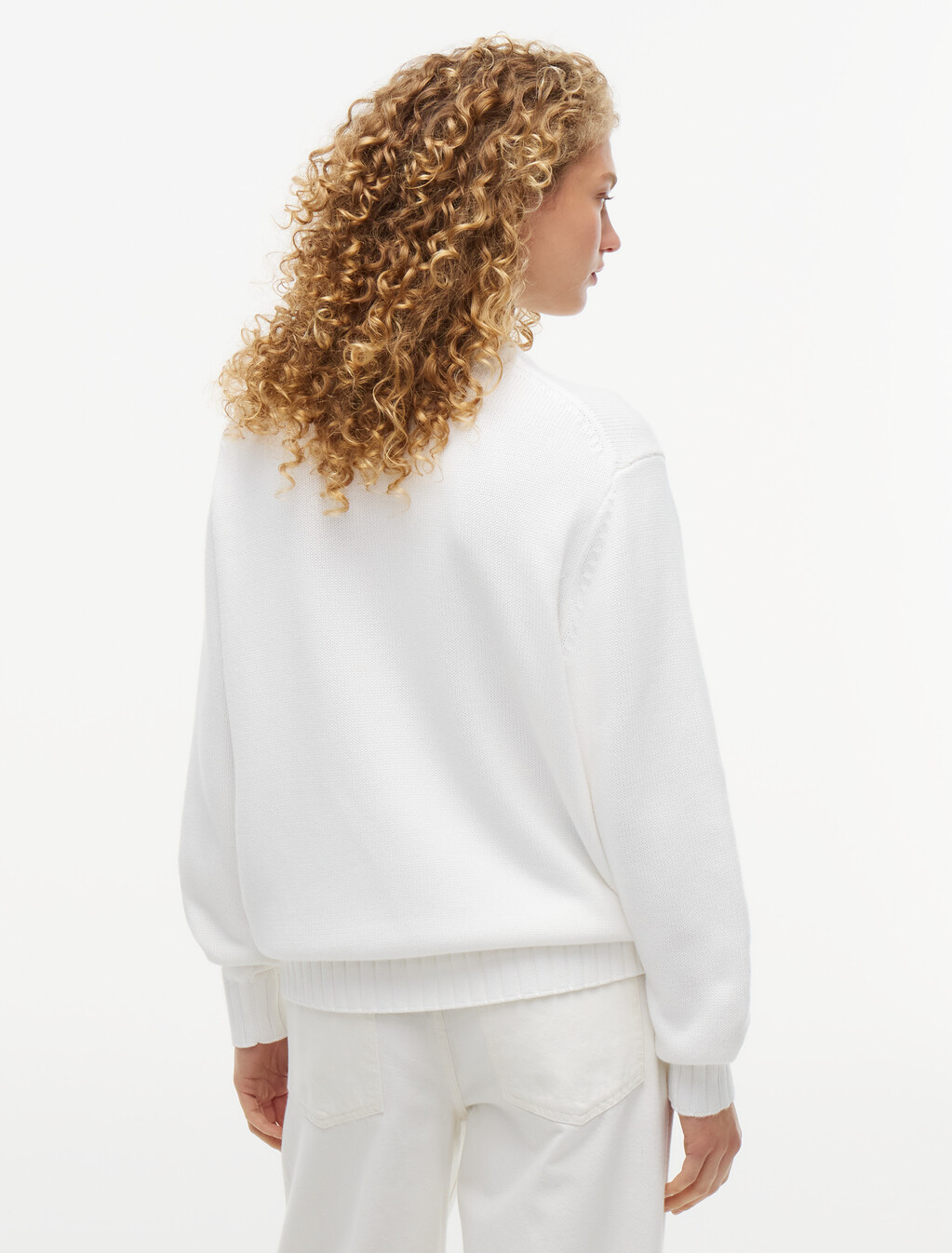 TH x Cadillac Formula 1&reg; Team Logo Jumper, White, hi-res
