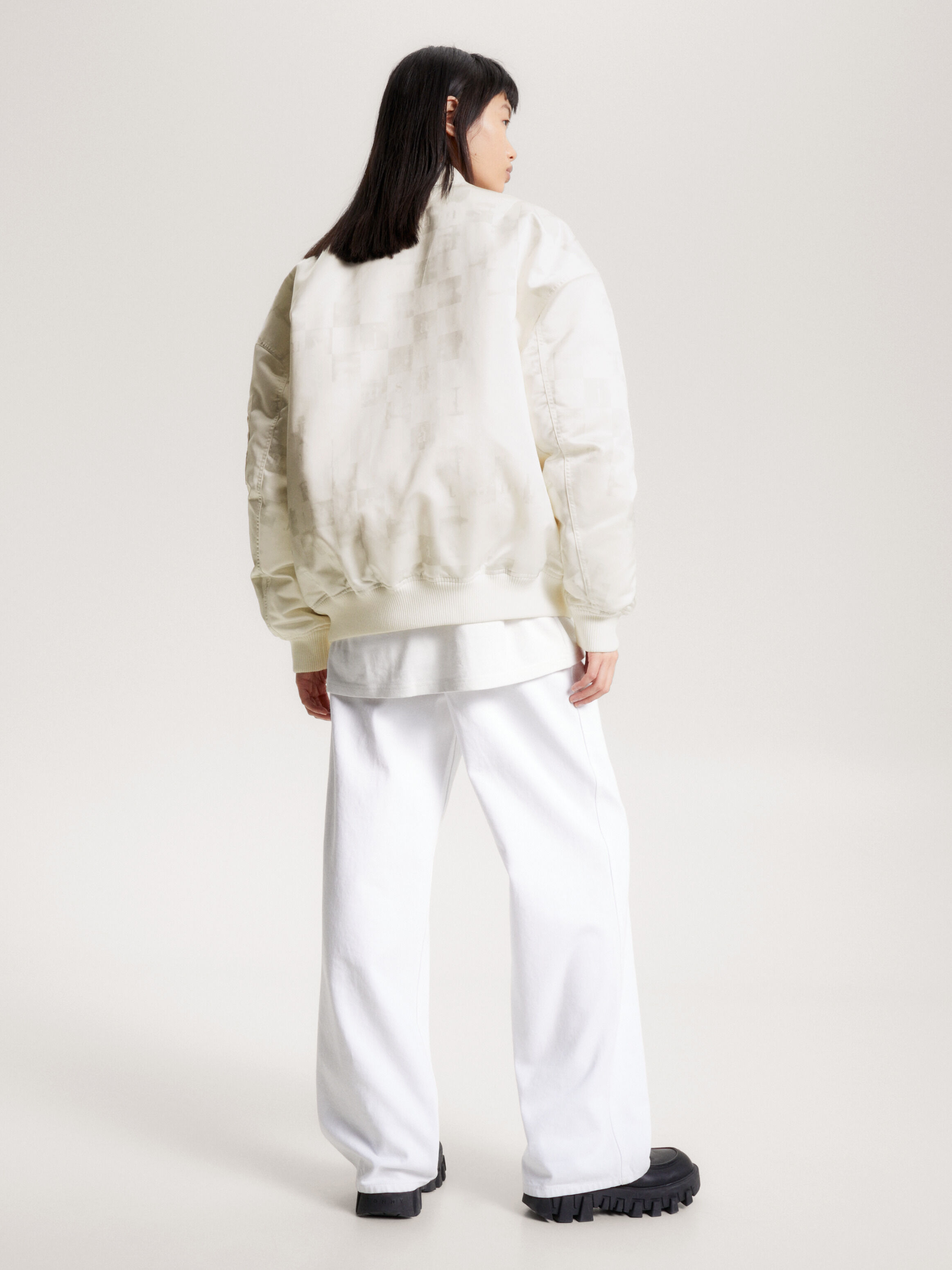 White bomber best sale