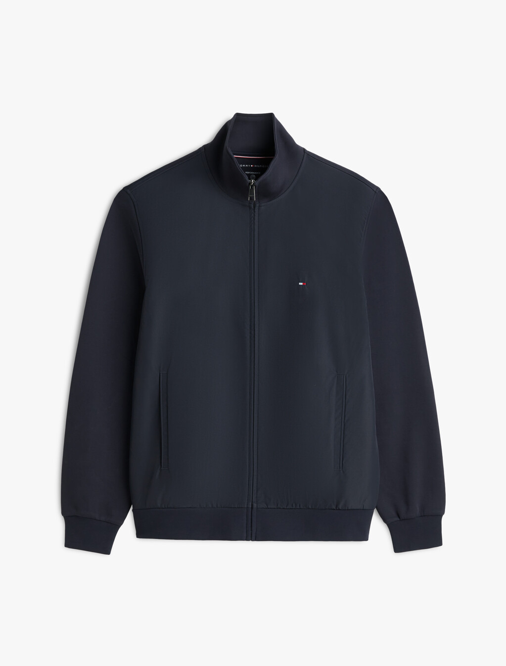 Essential Mix Fabric Zip Thru Jacket, Desert Sky, hi-res