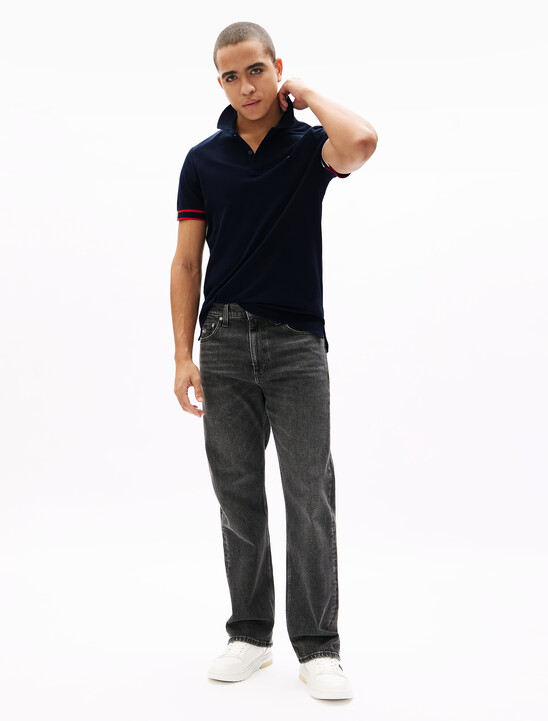 Slim Flag Cuff Polo