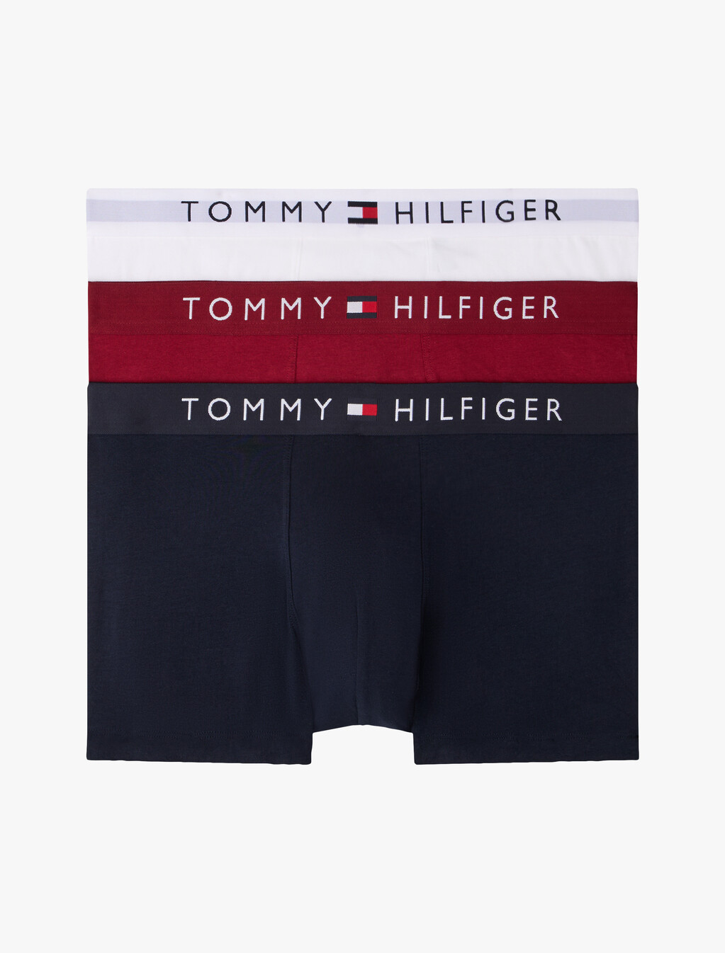 3-Pack TH Original Logo Trunks, Des Sky/White/Rouge, hi-res