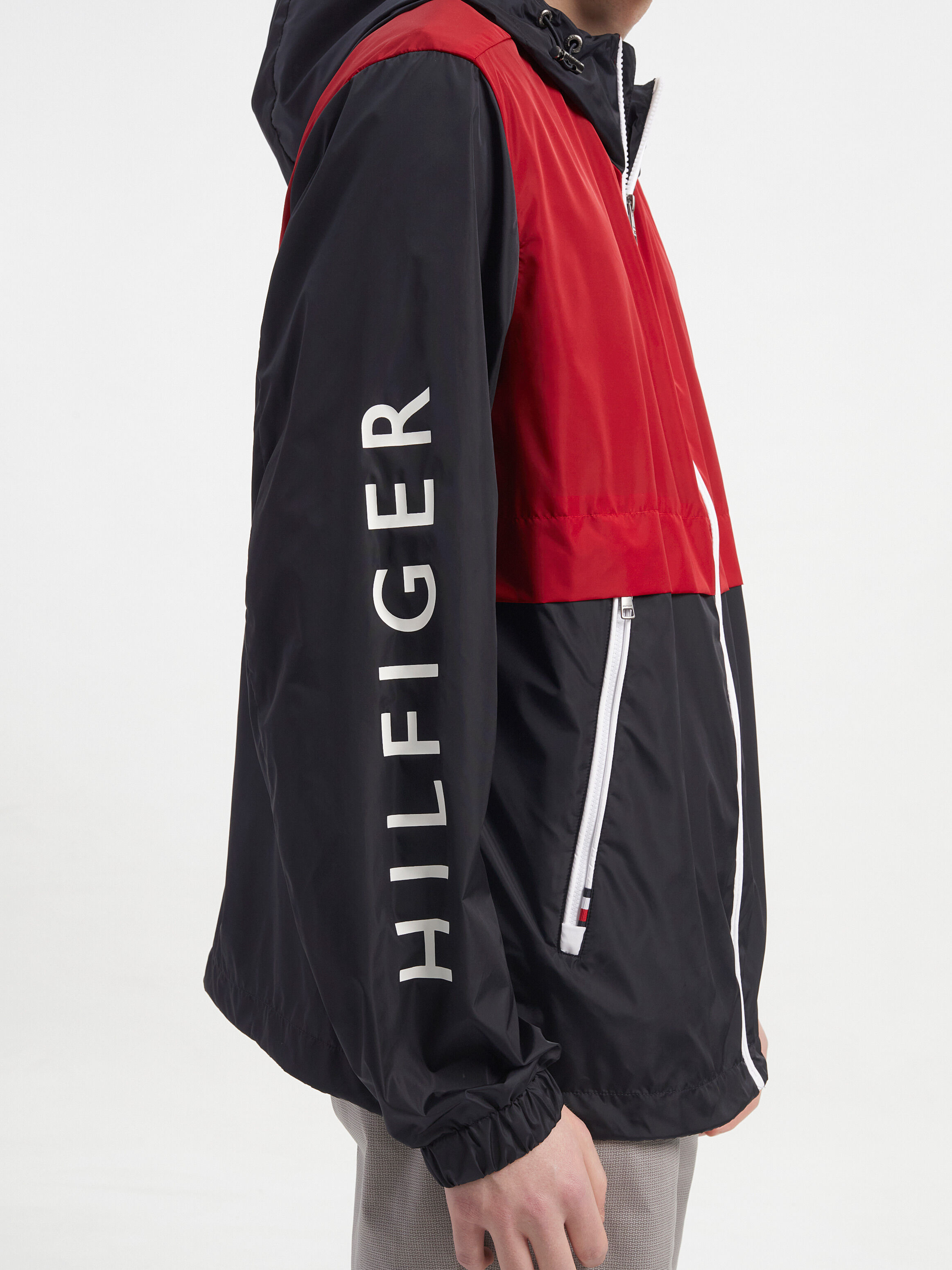 Fuji colour block hooded jacket on sale