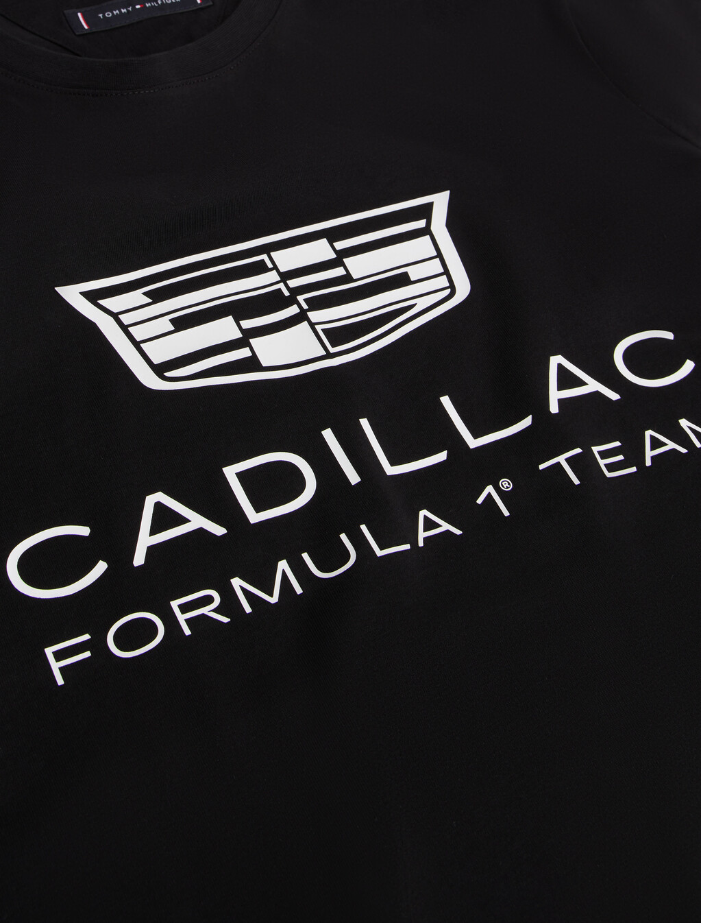 TH x Cadillac Formula 1&reg; Team Logo T-Shirt, Black, hi-res