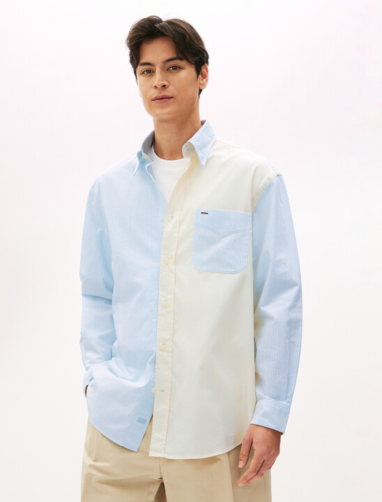 Color Block Boxy Shirt