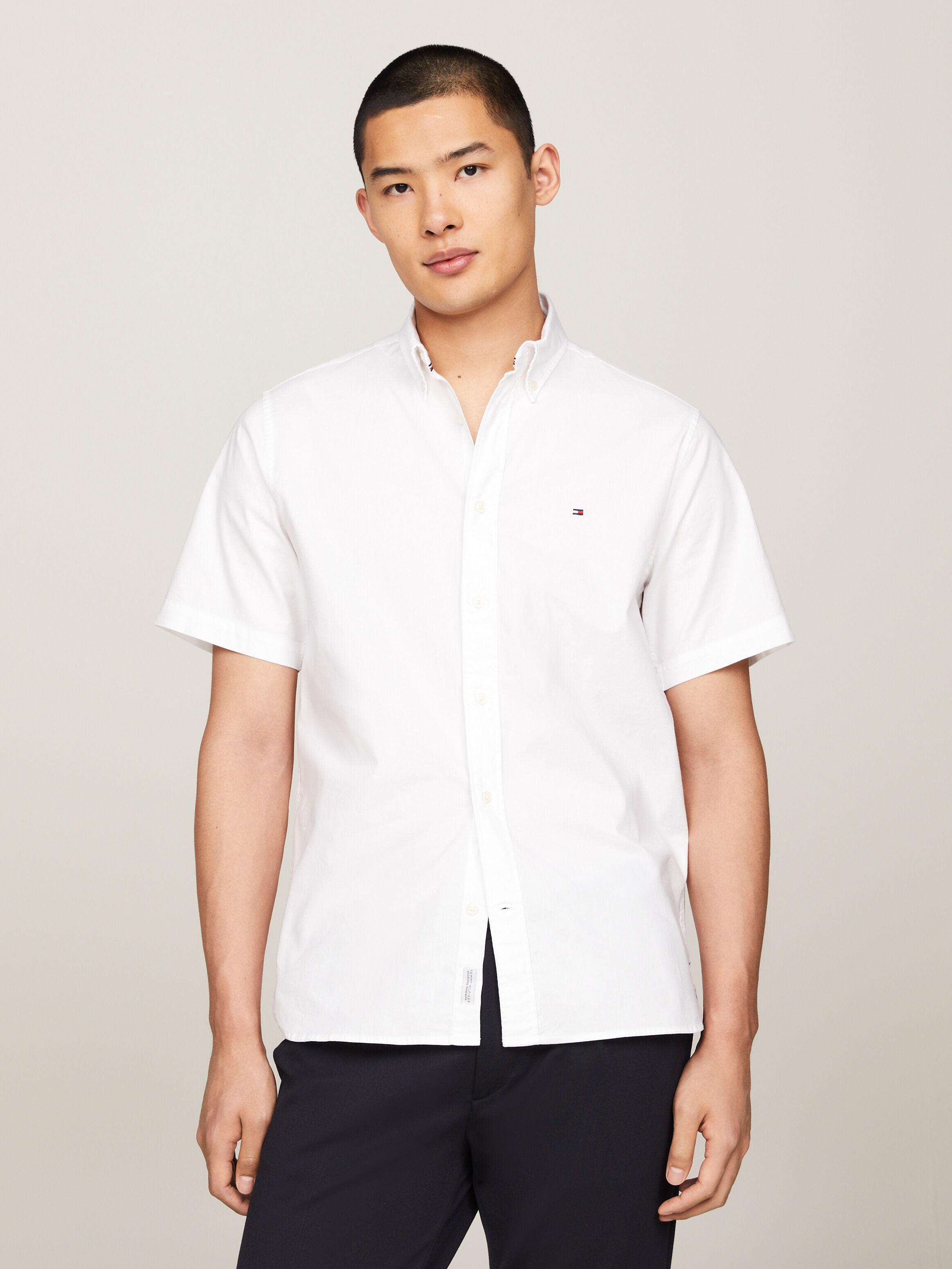 Tommy hilfiger sales shirts white