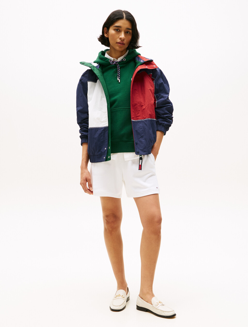 Hilfiger Sailing Reversible Relaxed Jacket, Ornamental Green/Multi, hi-res