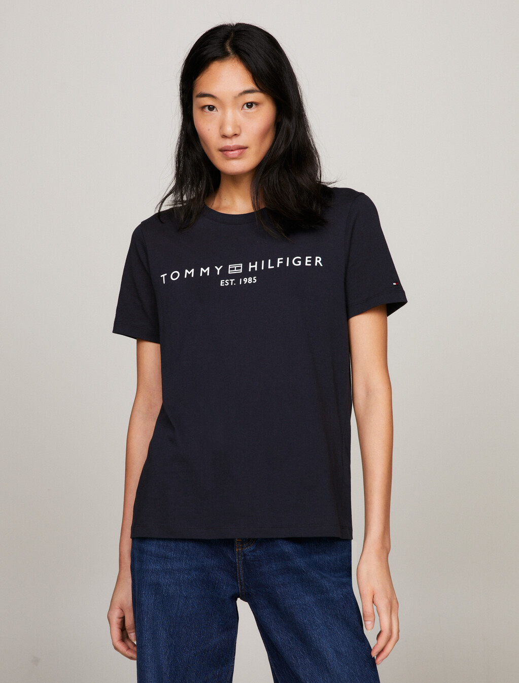 Logo Crew Neck T-Shirt, Desert Sky, hi-res
