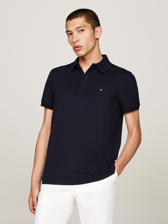 Regular Tipped Jersey Polo Shirt