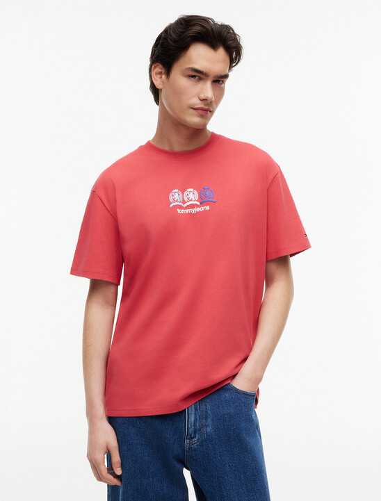 Back Repeat Crest Logo Relaxed T-Shirt