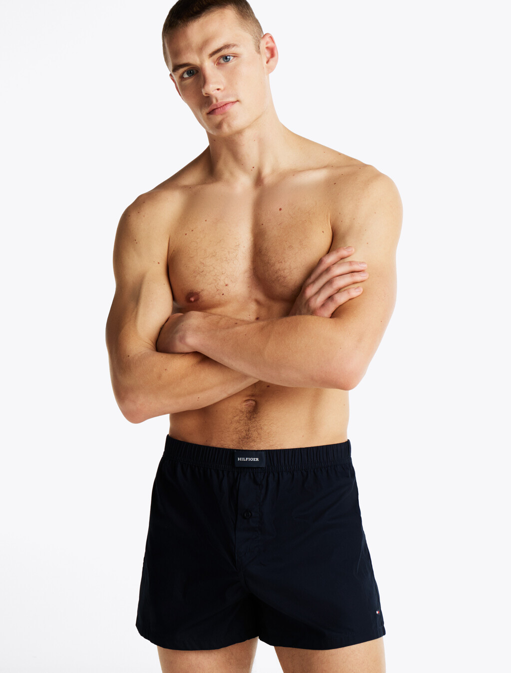 2-Pack Hilfiger Monotype Print Boxer Shorts, Mono Logo/Des Sky, hi-res