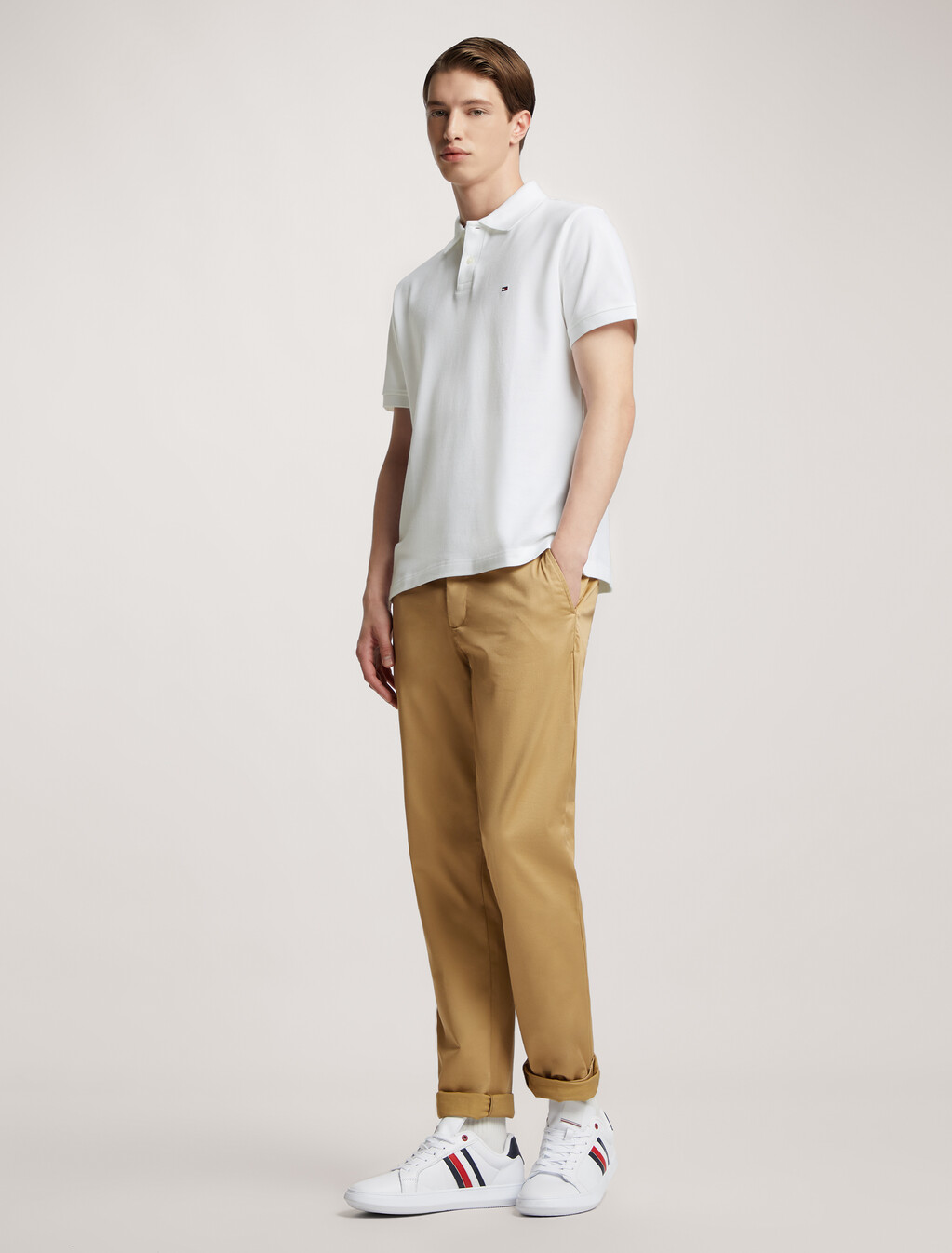 1985 Regular Polo Shirt, White, hi-res