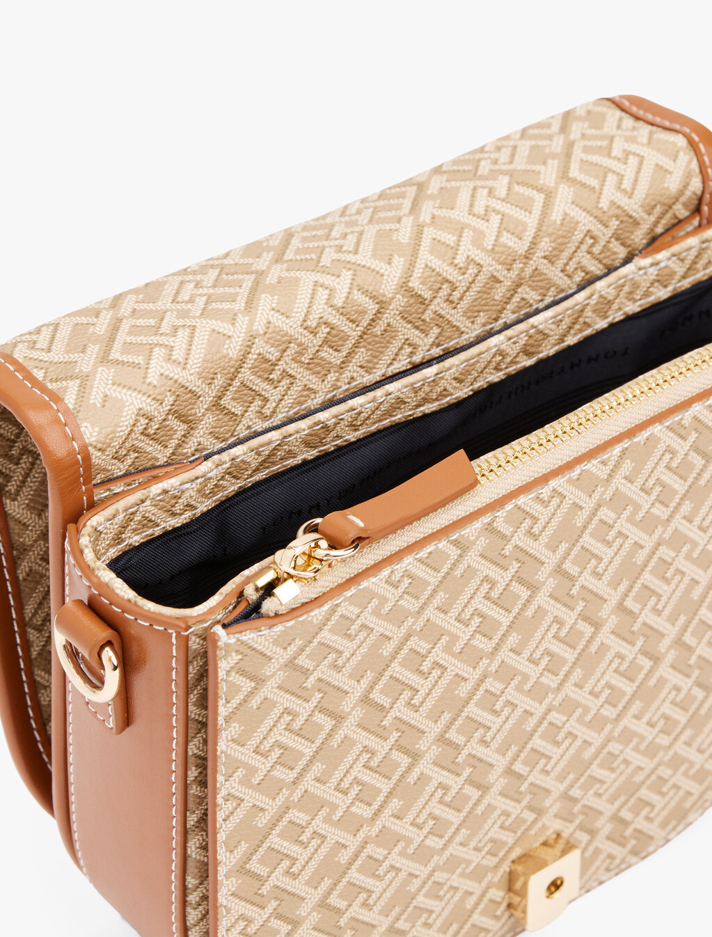 TH Monoplay Crossbody Saddle Bag, Sandalwood, hi-res