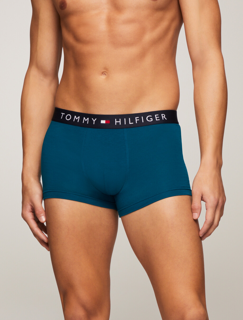 3-Pack TH Original Logo Waistband Trunks, Terra Red/Mid Turq/White, hi-res