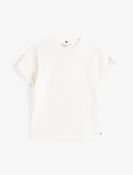 Roll Tab Sleeve T-Shirt
