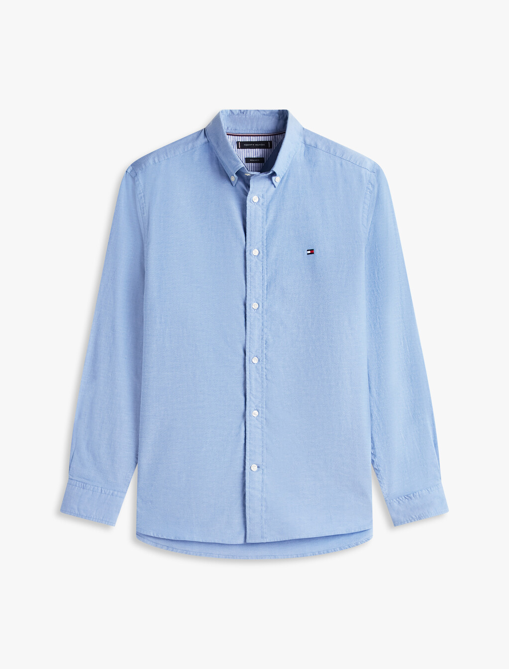 Asia Fit Lightweight Solid Oxford Shirt, Shirt Blue, hi-res