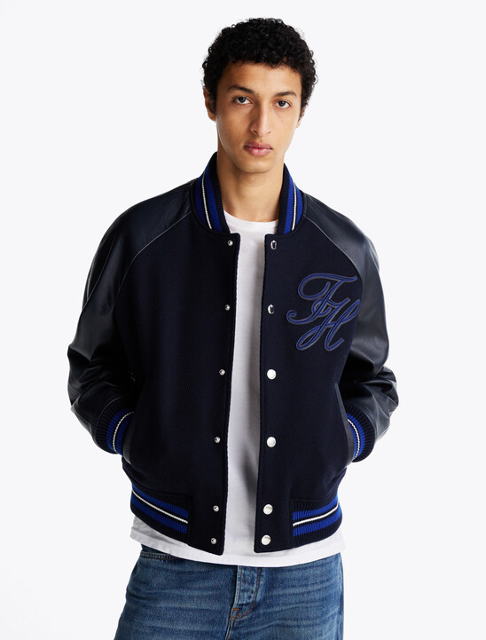 Pure Wool Varsity Jacket