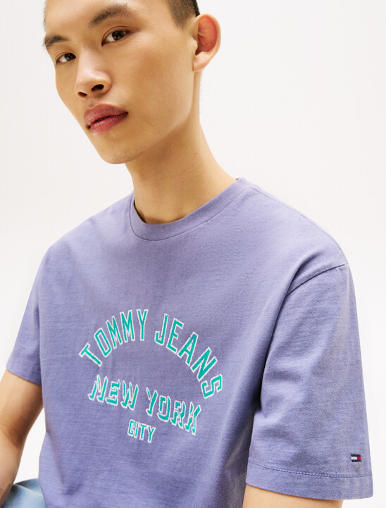 Relaxed Overdye Varsity T-Shirt