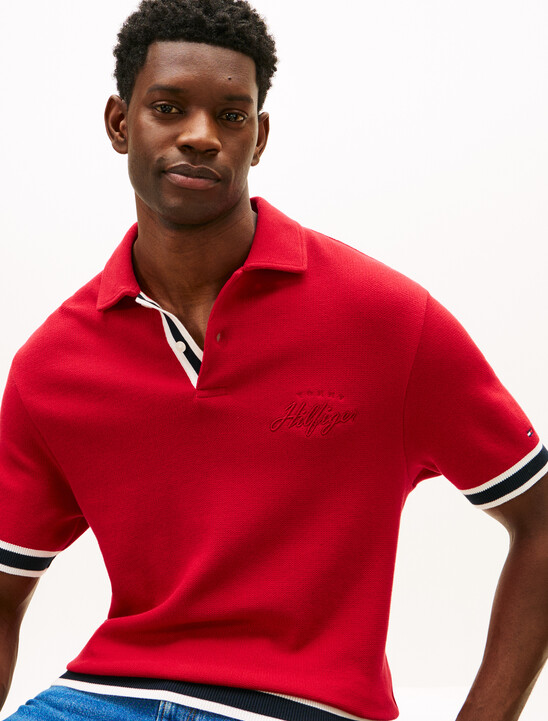 Flat Knit Classic Fit Polo