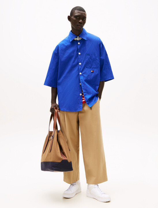 The Runway Collection Oversized Crinkle Shirt