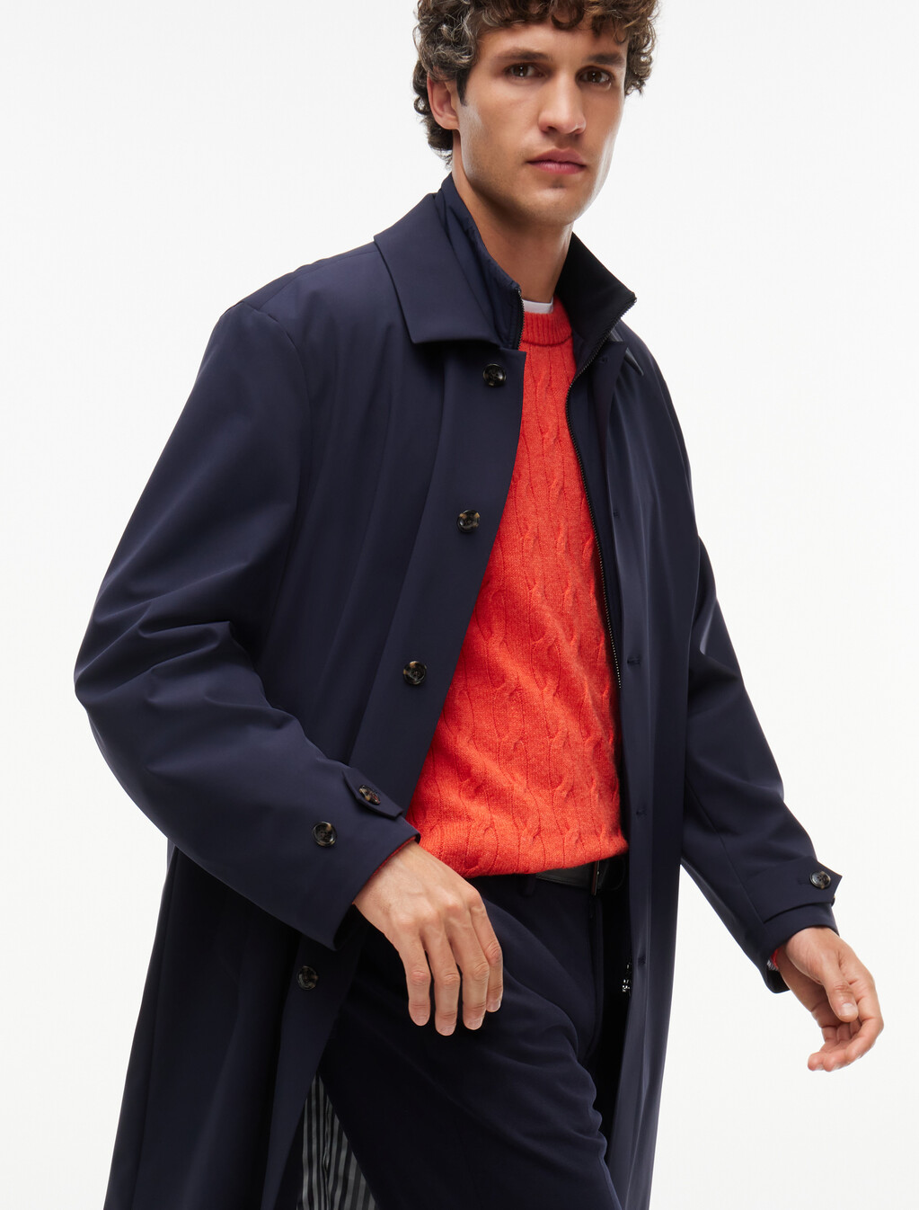 New York Label Performance 3-in-1 Coat, Navy Blue, hi-res