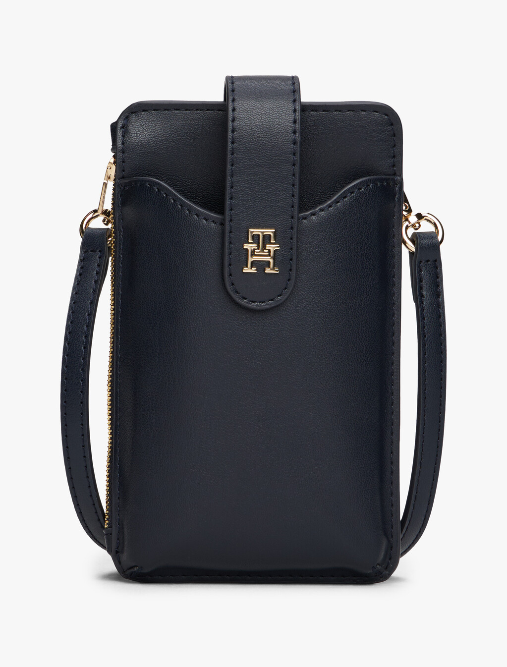 TH Monogram Phone Pouch, Space Blue, hi-res