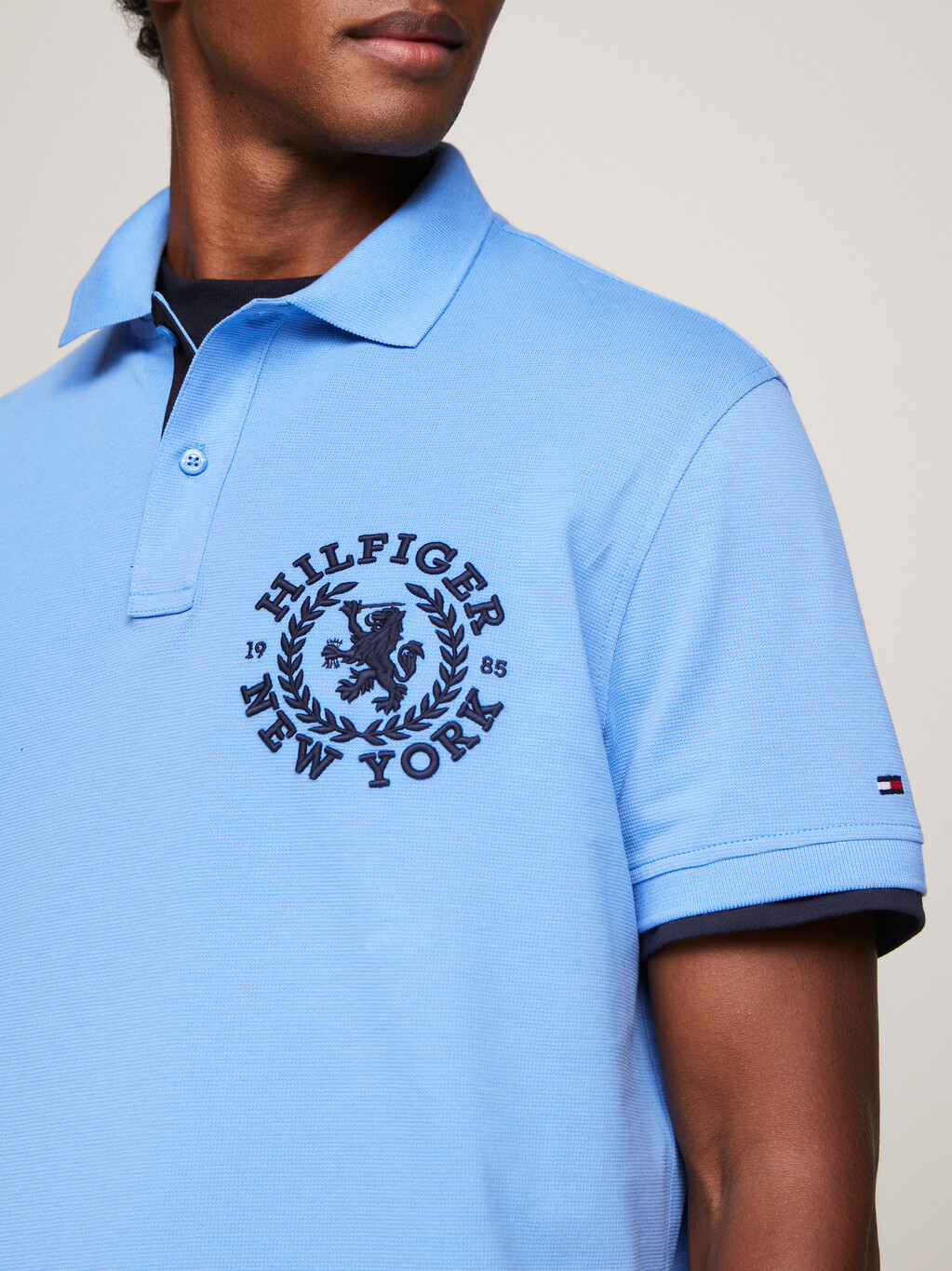 TH Crest Polo, Blue Spell, hi-res