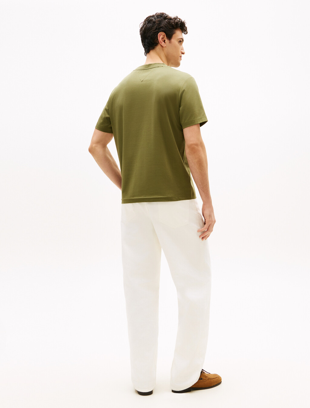 Icon Double Knit Embossed T-Shirt, Dark Artichoke, hi-res