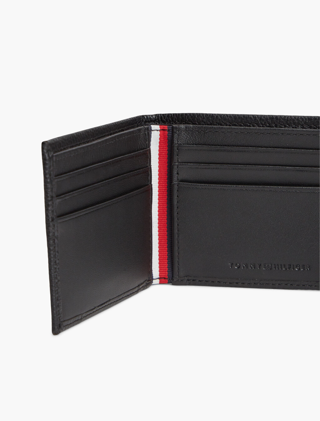 Corporate Leather Credit Card Bifold Wallet, Black, hi-res
